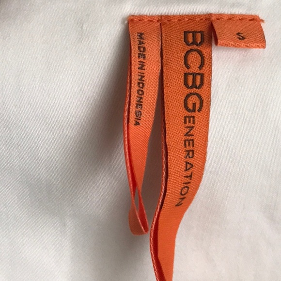 BCBGENERATION Puff Sleeve Top Jacket Lined Cotton - Picture 12 of 12